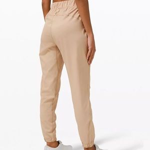 LULULEMON Tan Adapted State High Rise Jogger